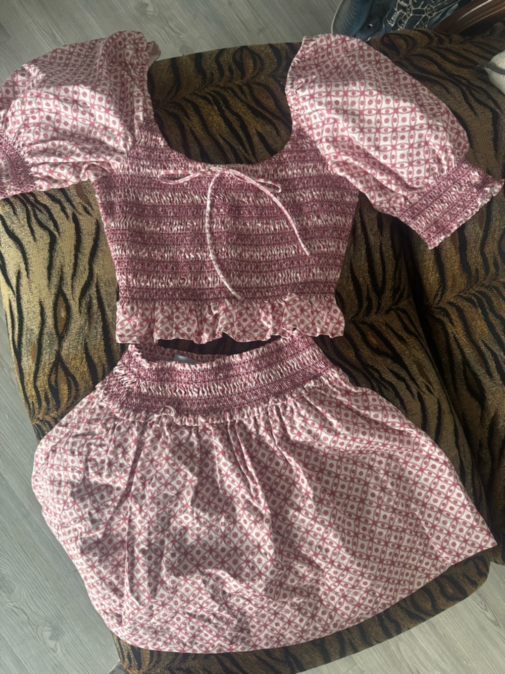 Hill House Rose Circular Lattice Set